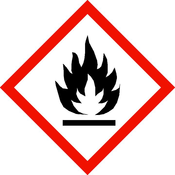 TASKI Tapi Gum Side 2 av 6 Farepiktogrammer (CLP) Varselord Faresetninger Sikkerhetssetninger 2.3 Andre farer PBT / vpvb Fare H222 Ekstremt brannfarlig aerosol.