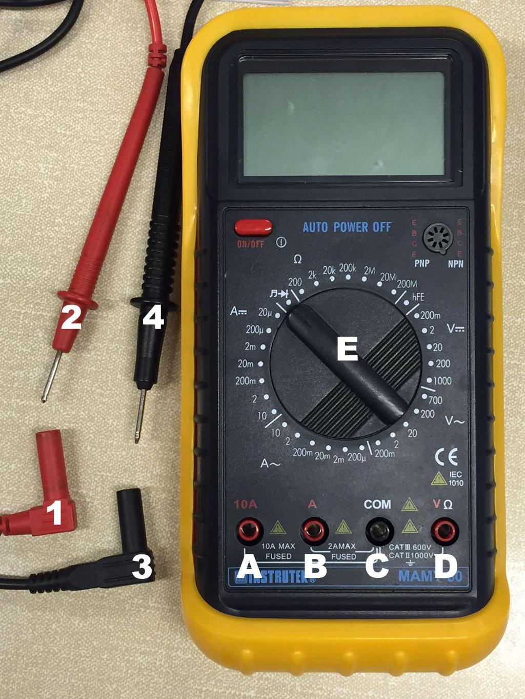 Vedlegg 3: Multimeter