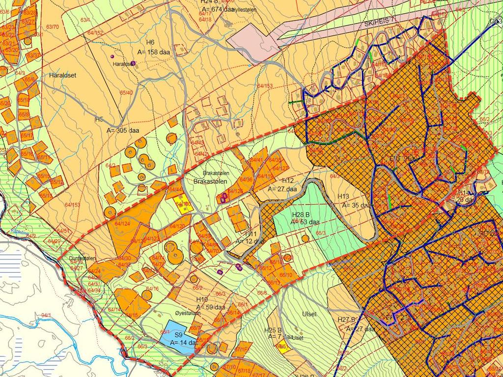 Kommunedelplan for Vaset/Svedalen/Ålfjell er overordna plan for området. Den vart godkjend i kommunestyret den 10.11.2005.