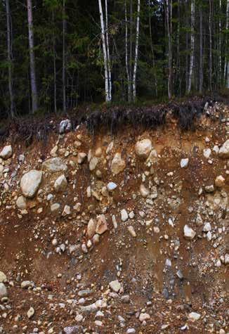 Her kan du også finne marin grense og hvor det er muligheter for å finne marin leire. Leirpartikler er finknuste mineraler, med kornstørrelse mindre enn 0,002 mm.