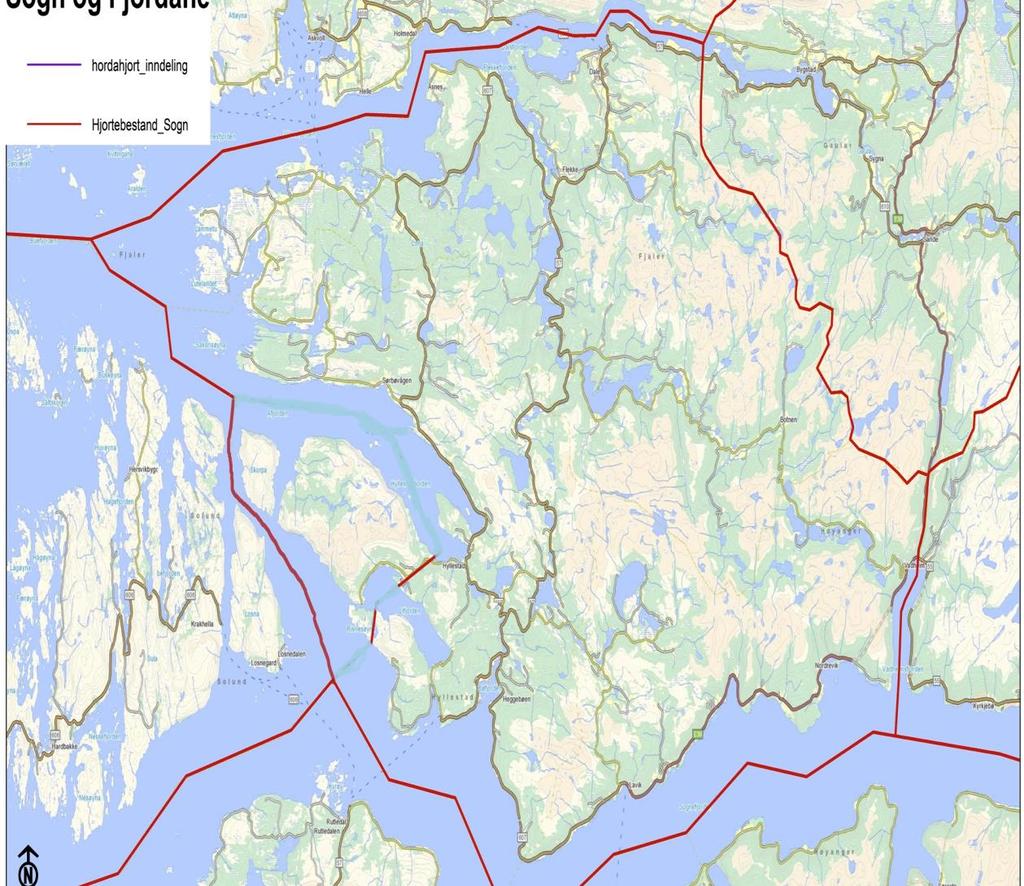 Bestandsplan Ytre Sogn og Sunnfjord årsleveområde for hjort 2016-2018 Vedteken på