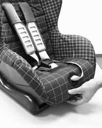 6. Sitte / hvile / ligge - regulerbar seteskål Seteskålen kan reguleres til posisjoner (sitte / hvile / ligge). Fra sitting til ligging: Reguleringsgrepet 2 trykkes opp og seteskålen trekkes framover.