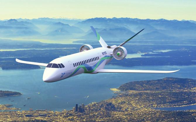 ÅRS- OG SAMFUNNSANSVARSRAPPORT 2017 37 Elektrifisering av luftfarten Interessen for, og aktiviteten rundt, utvikling av elektriske fly er stor.
