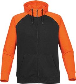 OMEGA 2-TONE ZIP HOODY SG15 CFZ-5 / SG16 CFZ-5W Klassisk og sportsinspirert hettejakke til herre. Ultramyk bomull- og polyesterblanding.