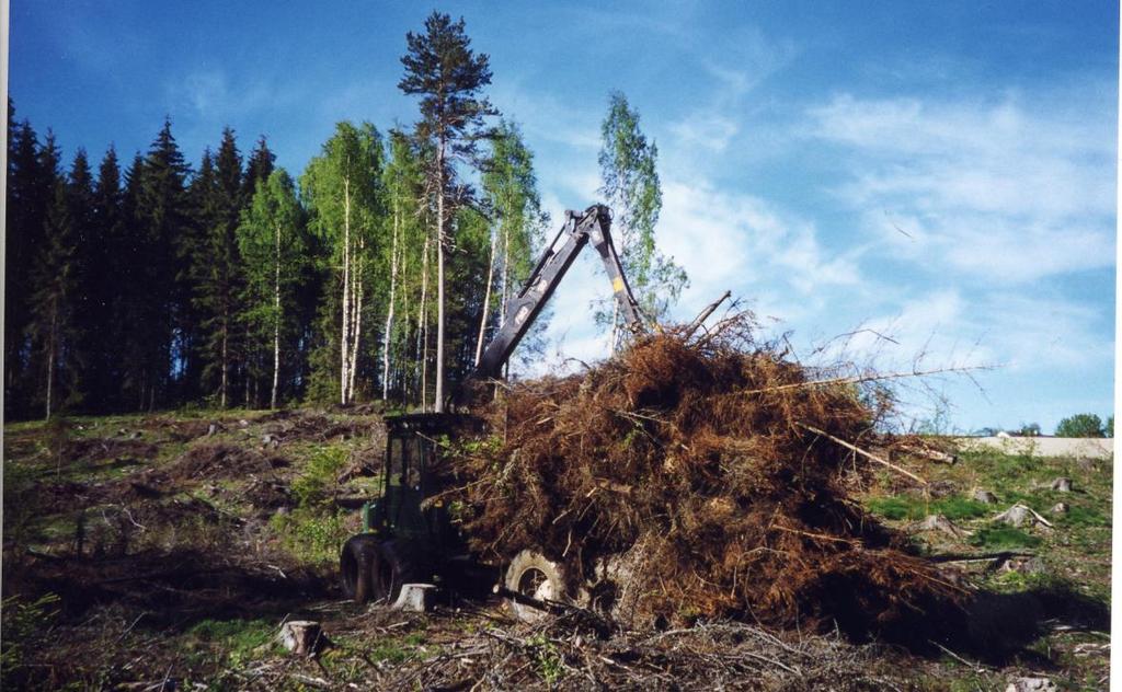 GROT Forest residues (grot) is utilized to a very limited extent today.