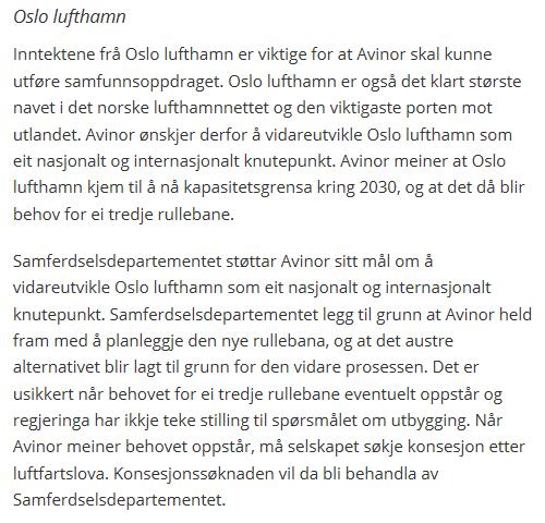 30 2016-2017: Verksemda til Avinor AS, s.