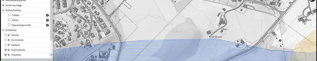 Ut fra en samlet vurdering av punktene under punkt 4,2 kan vi ikke se at tiltaket vil komme i urimelig strid med målsettinger og krav i naturmangfolds-lovens 4-5. 4.3 Reindrift Sørlige spissen av området går inn i ett området for trekkleie for rein.