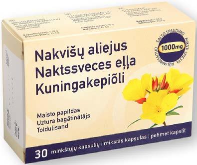 Sutaupote 10,50 Šaltojo spaudimo Healthilife nakvišų aliejus yra gausiai papildytas natūraliu vitaminu E.