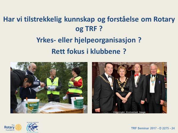 TRF Seminar