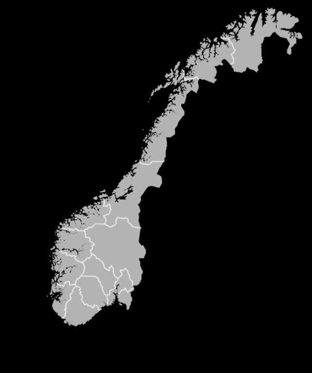Arktis NHOs 12 regionkontorer bistår medlemmer over hele Norge.