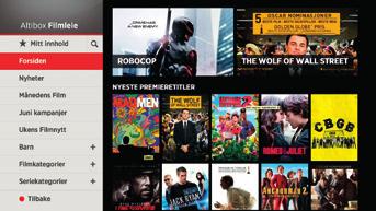 Her er noen tips om hvordan du kan ta i bruk tjenestene på TV-portalen: Filmene og seriene du leier belastes den månedlige faktura fra din Altibox-leverandør.