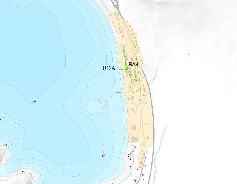 HOVUDPLAN AVLØP 2019-2029, UTKAST 46 6.5. Strandabø Figur 16 Reinsedistrikt Strandabø.