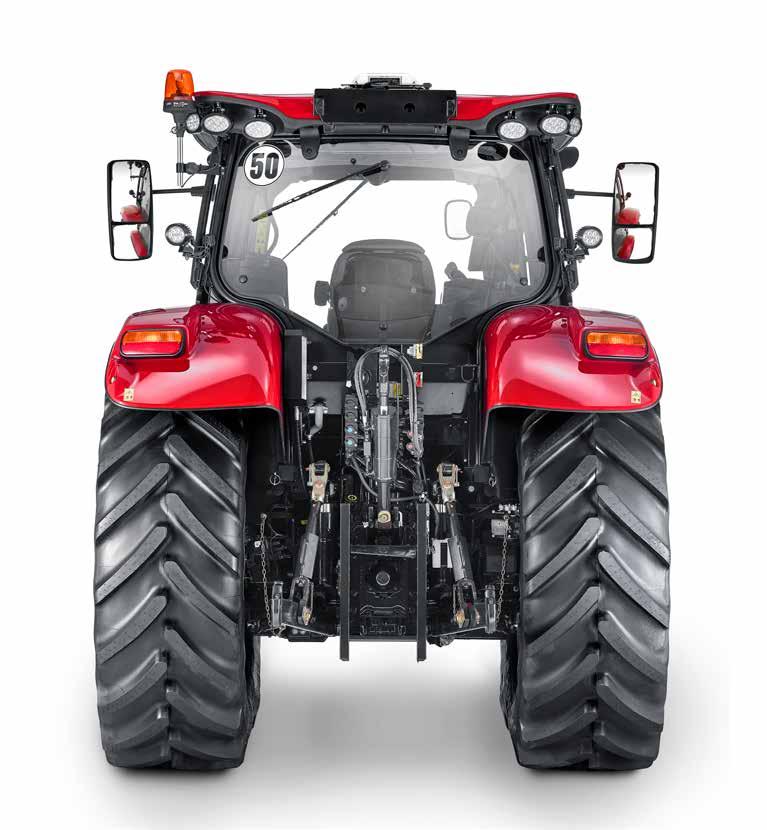 Med en løftekapasitet på opptil 7.115 kg (på traktorer med en hydraulikkpumpe på 80 l/min) eller 7.