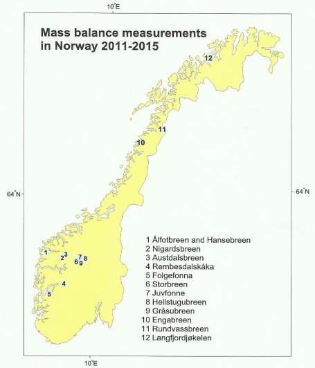 Massebalansemålingar på