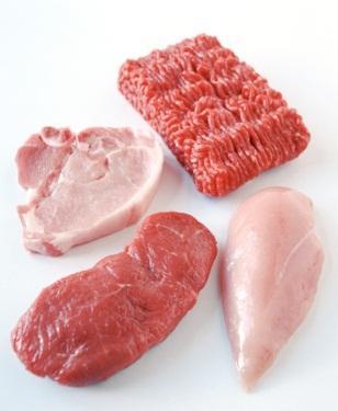 6: Velg magert kjøtt og magre kjøttprodukter og begrens inntaket av rødt kjøtt og bearbeidet kjøtt Gjennomsnitt inntak av spiseferdig rødt kjøtt er 560 gram per uke Begrens mengden spiseferdig rødt
