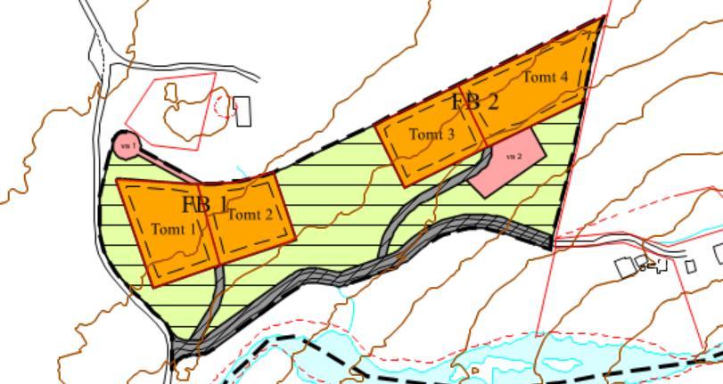 Nord for planområdet ligger reguleringsplan for Knutstølhovda vest, PlanID 2006010 (ikraftsettelsesdato 20.06.2006).