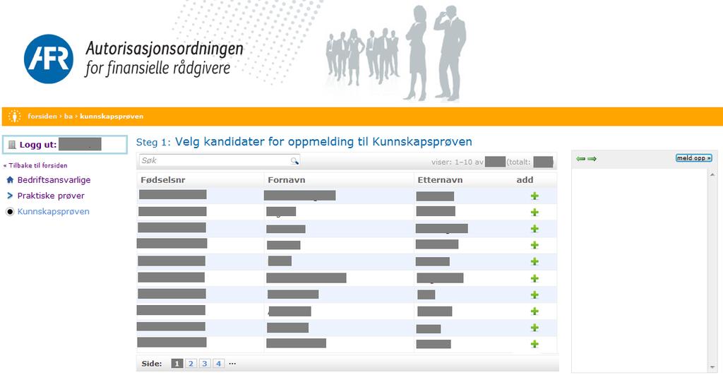 Brukermanual Bedriftsansvarlig Elektronisk påmeldingssystem