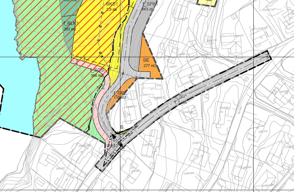 Trafikkanalyse Nordbyneset 5 3 Framtidig trafikk Den foreslåtte utbygging på 30 boliger vil skape ca 165 nye bilturer pr døgn (ÅDT). Det betyr at trafikken i Svingen vil øke til ca 340 bilturer.