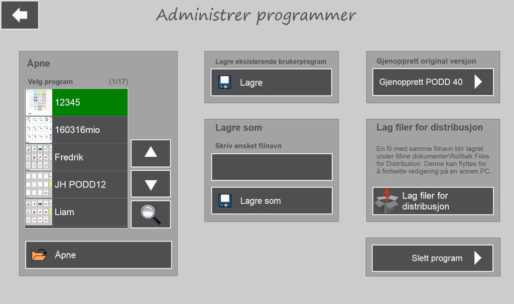 programmer for å gjøre individuelle tilpasninger i dem. Lagre de individuelle tilpasningene, som er gjort i det åpne programmet.