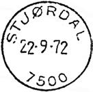 15 Type: I22N Fra gravør 22.09.1972 Registrert brukt 20-7-88 GV Stempel nr. 16 Type: I22N Utsendt?