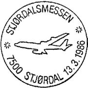 1986 Stempel nr. S4 Type: Motiv Brukstid 09.-10.10.1987 Stempel nr.