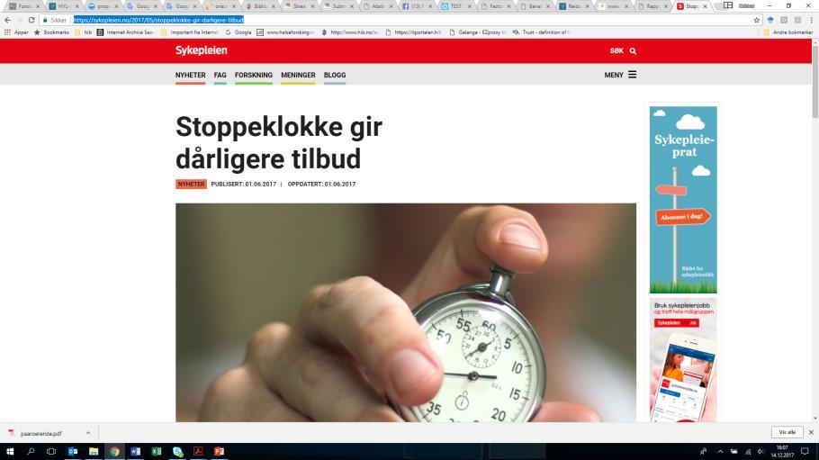 Media-oppmerksomhet NRK Hordaland: https://www.