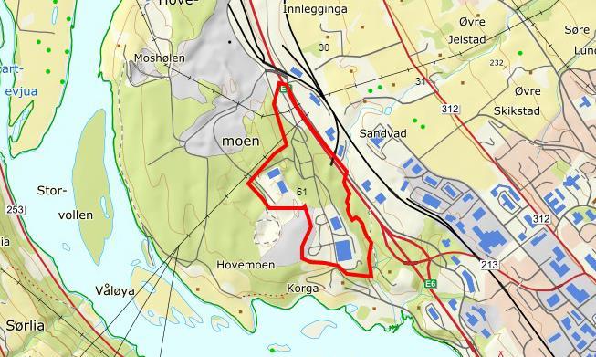 ) 257 daa Ønsket formål Næring Dagens bruk Forsvarets aktivitet.