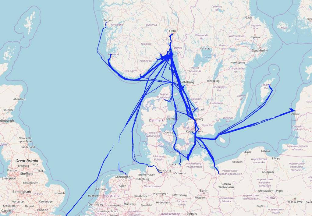 6.1.7 Bulkskip Nøkkeltall for segmentet: Tabell 6-16: Oversikt over bulkskipene i Oslo havn og nøkkeltall for segmentet basert på operasjon i 2017.