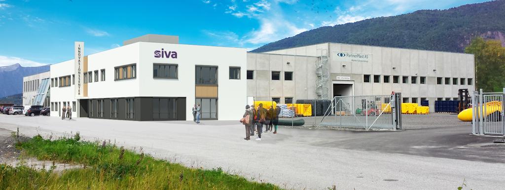 SIVA ÅRSRAPPORT 2017 Siva case: Utløsende investeringer på Åndalsnes I 2017 investerte Siva 40 millioner i ny fabrikk til Partnerplast, en hjørnesteinsbedrift med rundt 35 ansatte på Åndalsnes.