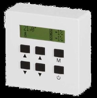 3-faste trinn (1 og 2 justerbare) Temperaturtransmitter