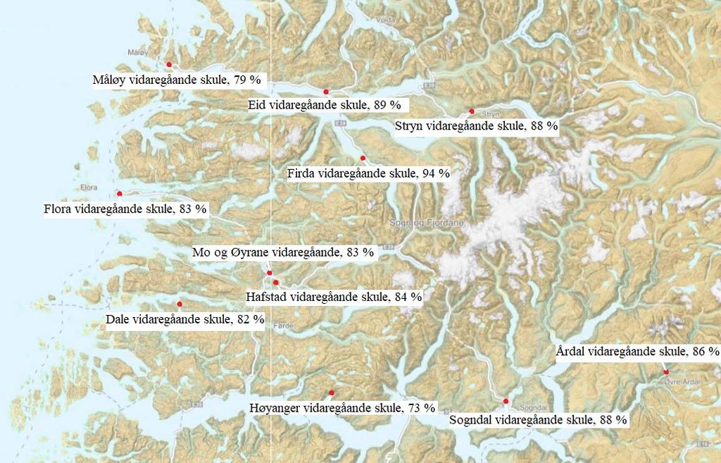 Del elevar som bestod VG 207/208 Kjelde: