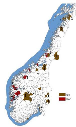 Sammenligning av ny og gammel instruks Basert på data fra 55 elgog hjortejaktlag