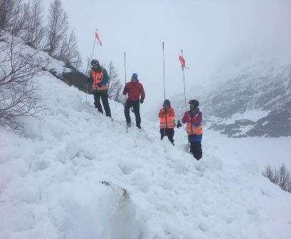 I januar holdt Røde Kors i indre Hardanger og Røldal en større skredøvelse sammen med norske redningshunder, nødetatene, sivilforsvaret og skisenteret i området Seljestad - Røldal.