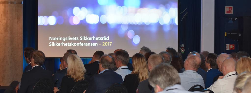 Sikkerhetskonferansen 2017 Sikkerhetskonferansen 2017 ble avholdt 20. September på Gamle Museum i Oslo. Konferansen hadde til sammen 240 deltagere, og alle tilgjengelige utstillerplasser var solgt.