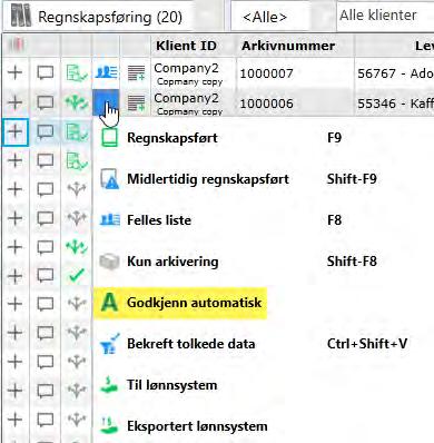 Du kan se mer om slike regler i Regler for kontering, kontroll og fordeling.