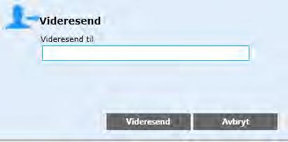 3. Velg godkjenner som du vil videresende til og klikk Videresend Bilag som blir videresendt vil ikke stoppe opp i systemet, og det er ikke nødvendig med manuell håndtering fra regnskapsfører.