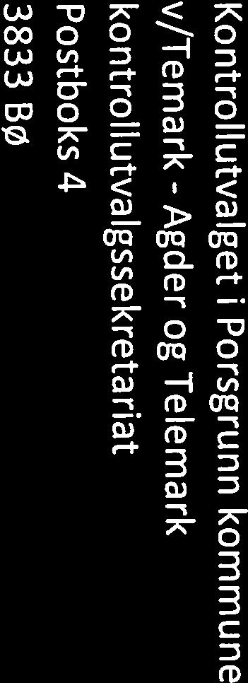 no www.tekomrev.no og Telemark Distriktskontor: Postboks 83,3833 Bø kontrollutvalgssekreta flat Tif.: 35 05 9000 Postboks 4 3833 B Foretaksregisteret: 0 985 867 402 MVA Vår ref.: 18/834/inv Deres ref.