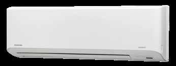 100218 Toshibas mestselgende Multimodell Kompakt modell for plassering høyt på vegg Meget god spredning av temperaturregulert luft Elektrostatisk plasmafilter Enkel å installere og vedlikeholde