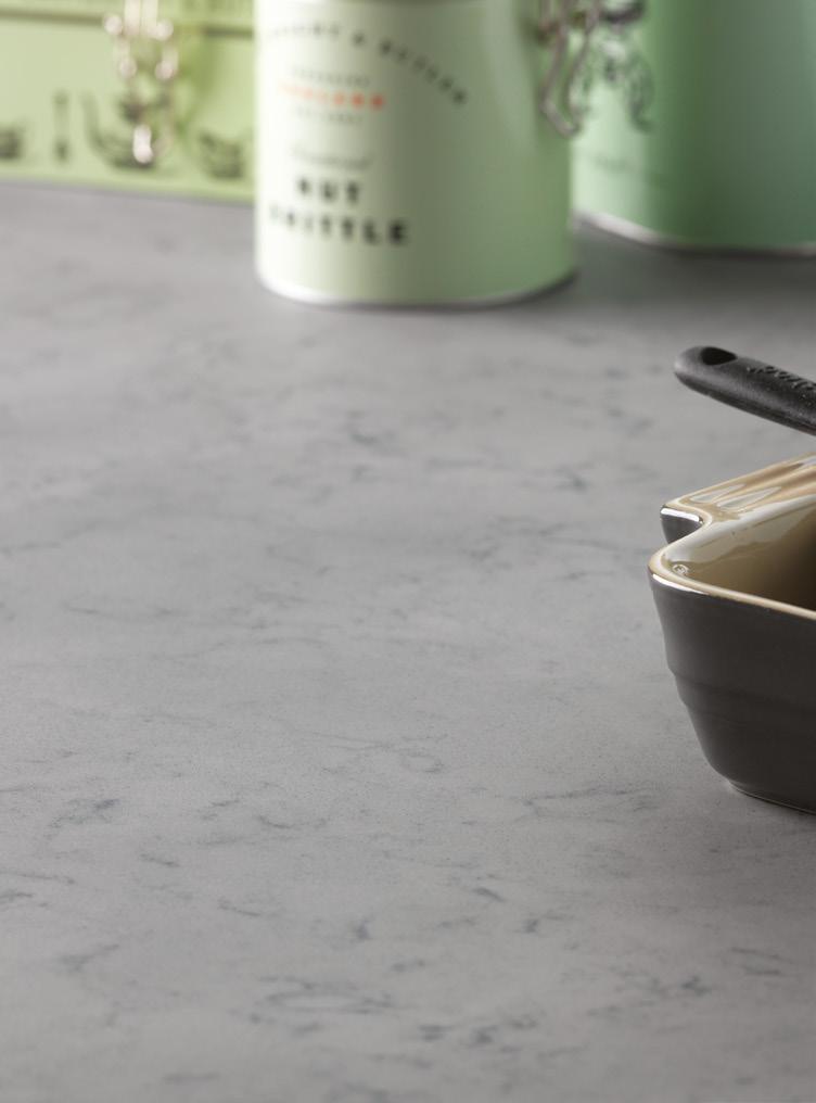 Axiom - benkeplater med Formica Infiniti - overflateløsning er ideelle for en rekke kjøkkenstiler, fra minimalistisk moderne til tidløs eleganse, og visuelt fra vintage til high-tech.