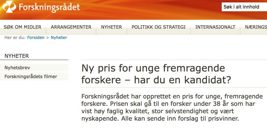 Hvordan unge forskere kan kvalifisere seg til