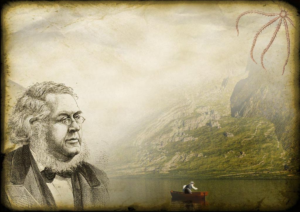 Eit sant eventyr Den berømte eventyrsamlaren Peter Christen Asbjørnsen samla også dyr frå dei store djupa. Sommaren 1853 gjorde han ei sensasjonell oppdaging i Hardangerfjorden.