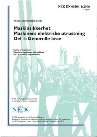 Eksempler på maskiner kan være : Ven lasjonsanlegg, Varmepumper, Kjøleanlegg, produksjonsutstyr i industrien, Pumper, Vi er, Vi er i tunnel og alt roterende mekanisk utstyr Grensesni mellom elektrisk