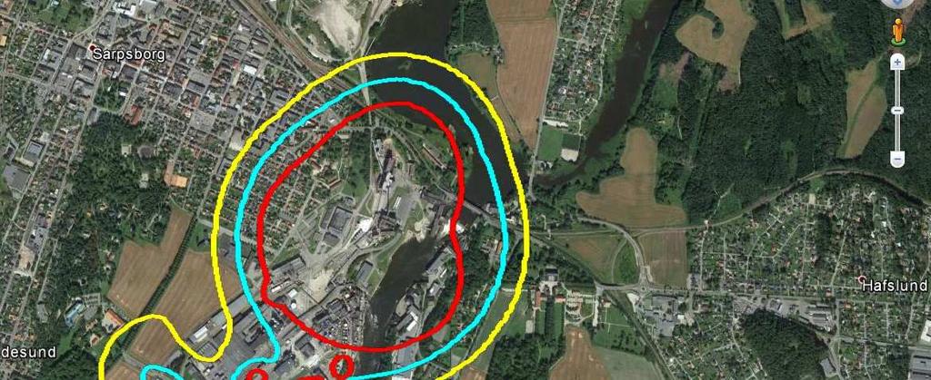 7.2.1 Samlede risikokonturer, FA03, FA07, LNG (eksisterende og nytt anlegg)