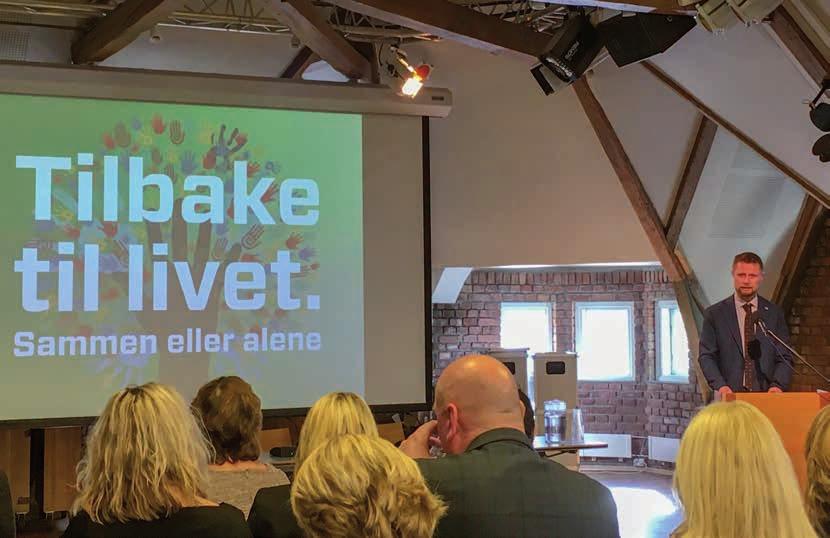 Kurs og konferanser Konferansen ble åpnet ved Helse og omsorgsminister Bent Høie. Svein Ove Husnes presenterte Montebellosenteret.