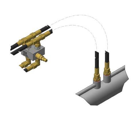 9 Hydraulikk / Elektronikk HD45 plogen og svingsylindrene er beskyttet med en sjokkventil i hydraulikkretsen. Denne sjokkventilen er forhåndsinnstilt fra fabrikken.