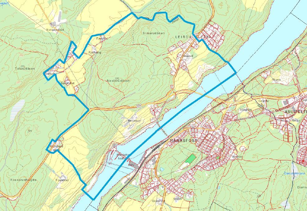 Bakgrunn for utredningen Det er vedtatt at Rånåsfoss grunnkrets skal over til Nes kommune fra 01.01.2020.