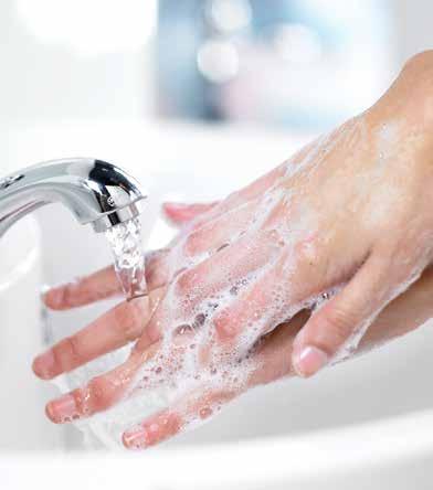 HÅNDHYGIENE Antimikrobiell håndsåpe som gir et høyt nivå håndhygiene i hygienesensitive miljøer, slik som næringsmiddelindustrien og helsevesenet, eller i miljøer hvor det foretrekkes et høyere