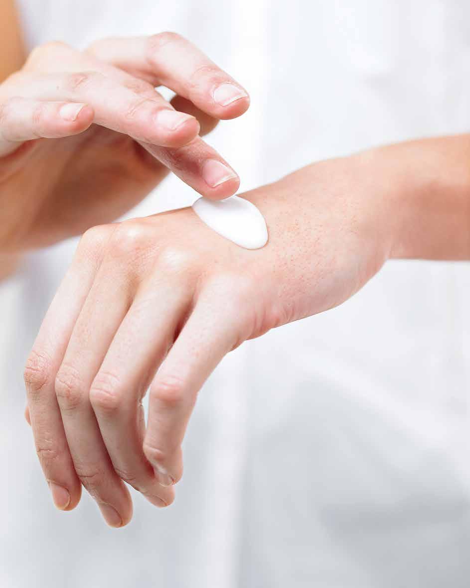 Trinn kategori Hudens tilstand Produktnavn Tilfører huden fuktighet Tilfører huden pleie Reparerer og fornyer huden Kan brukes til hendene, ansiktet og kroppen Fremstilt for å
