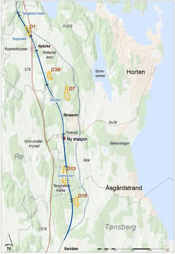 Vestfoldbanen (Drammen) - Larvik Nykirke-Barkåker Områdestabilitet jernbaneanlegget Side: Dok.nr: Rev: Dato: 3 av 29 ICP-34-A-11093 01B 01.12.