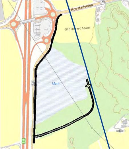 Dokumentnr.: ICP 34 A 11093 Dato: 2017 12 01 Rev.nr.: 01B Vedlegg B, side: 3 A02 Kopstadmyra (driftsvei) Her er terrenget flatt og områdestabilitet er ikke relevant.